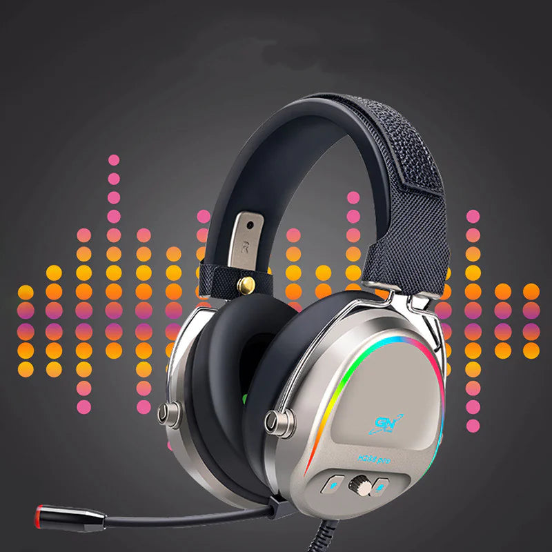 RGB Luminous Gaming Wired Headset With Microphone