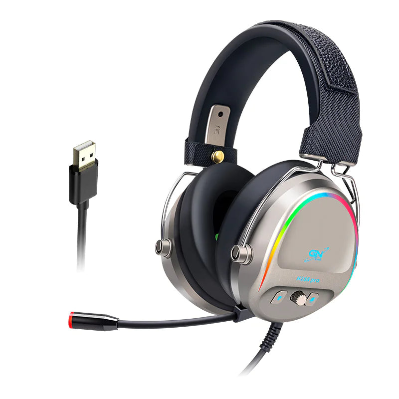 RGB Luminous Gaming Wired Headset With Microphone