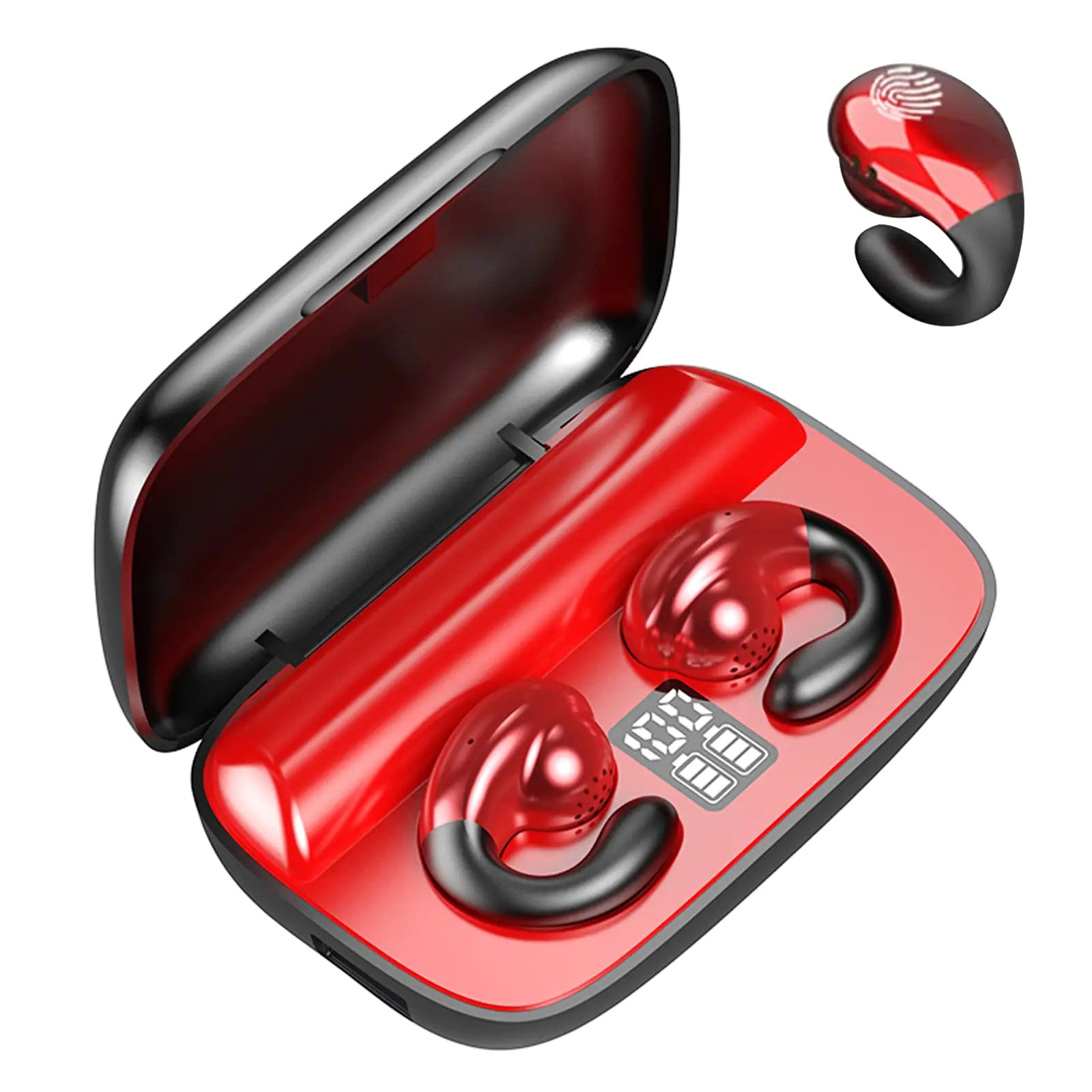 Wireless Ear Clip Bone Conduction Headphones Bluetooth